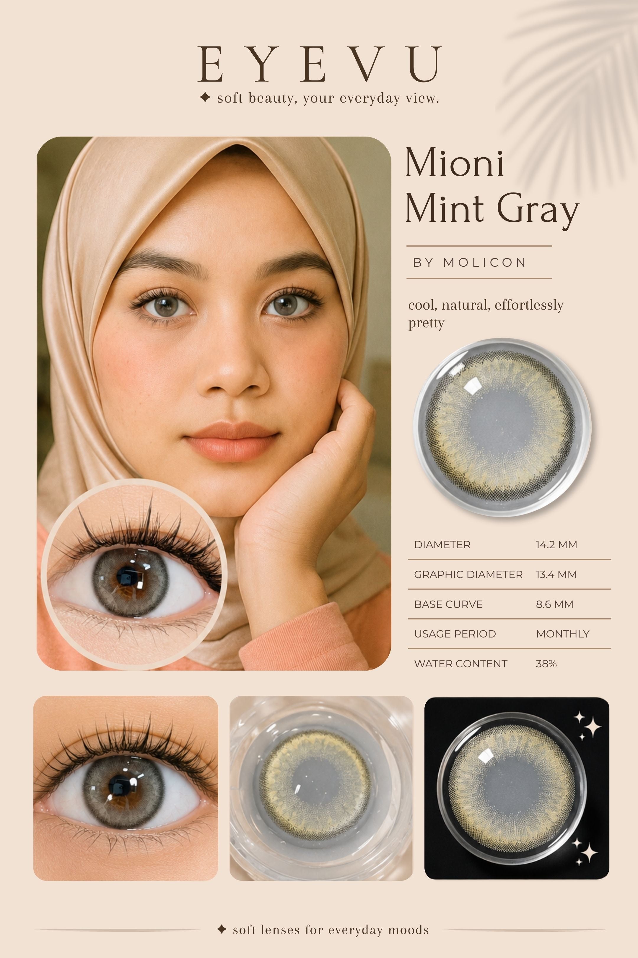 Mioni Mint Gray